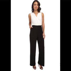 BN Calvin Klein black & white jumpsuit. Sz 2